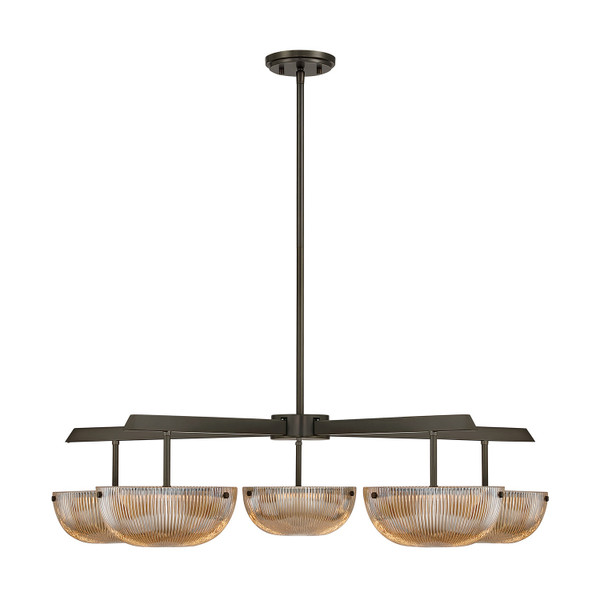 Savoy House - 1-1252-5-15 - LED Chandelier - Hubbard - Mediterranean Bronze