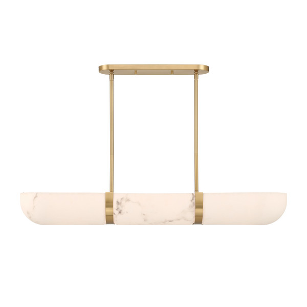 Savoy House - 1-1450-4-322 - Four Light Chandelier - Chalfont - Warm Brass