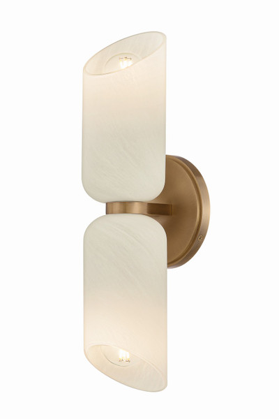 Troy Lighting - B4714-PBR - Two Light Bath and Vanity - Hermann - Patina Brass