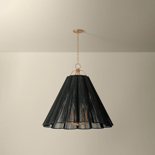 Troy Lighting - F3436-PGL - Six Light Chandelier - Sonoma - Patina Gold Leaf