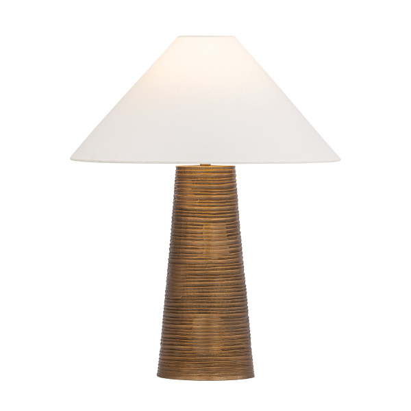 Troy Lighting - PTL6824-PBR - One Light Table Lamp - Agoura - Patina Brass