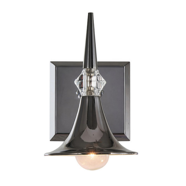 Varaluz - V67923BC - One Light Wall Sconce - Tromba - Black Chrome