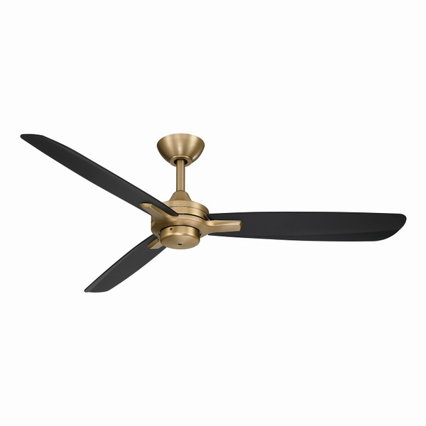 Minka Aire - F727-BBR/CL - 52 Ceiling Fan - Rudolph - Brushed Brass
