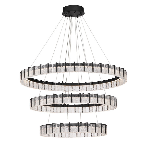 Minka-Lavery - 2410-899-L - LED Chandelier - Sevryn - Dark Matte Black