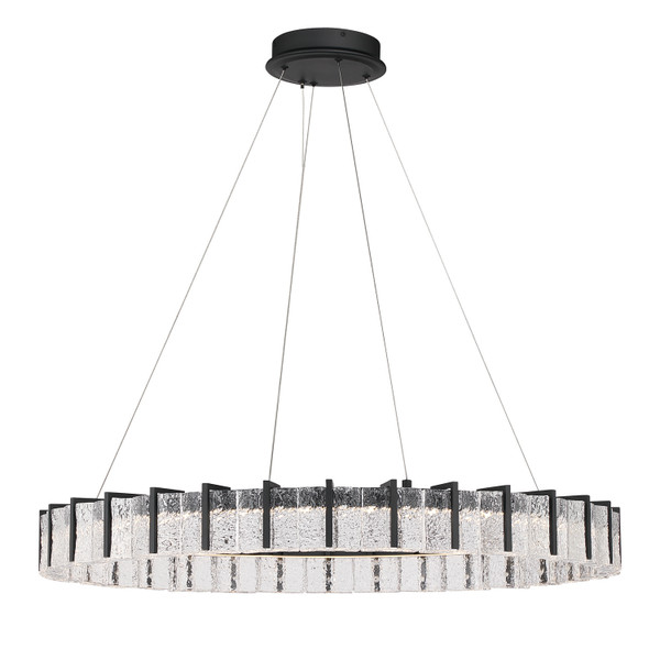 Minka-Lavery - 2416-899-L - LED Pendant - Sevryn - Dark Matte Black
