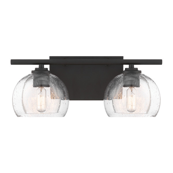 Minka-Lavery - 2722-860 - Two Light Vanity - Glint - Dark Bronze