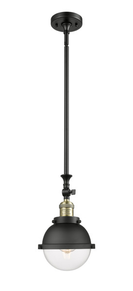 Innovations - 206-BAB-HFS-62-BK - One Light Mini Pendant - Franklin Restoration - Black Antique Brass