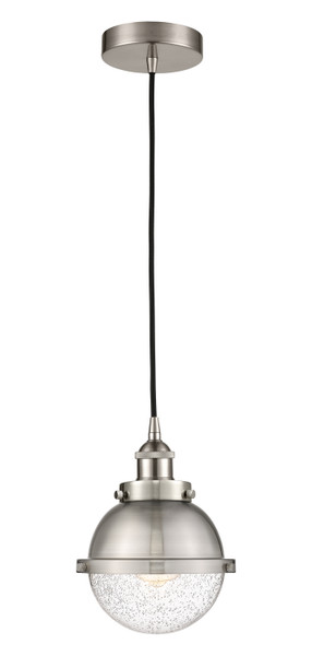 Innovations - 616-1PH-SN-HFS-64-SN-LED - LED Mini Pendant - Edison - Brushed Satin Nickel