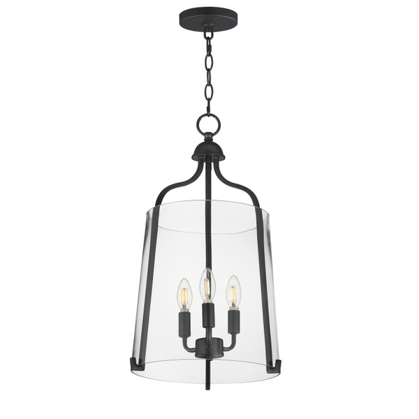 Maxim - 5683CLBK - Three Light Foyer Pendant - Bellmore - Black