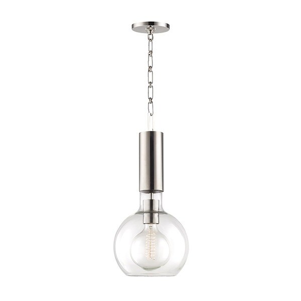 Hudson Valley - 1409-PN - One Light Pendant - Raleigh - Polished Nickel