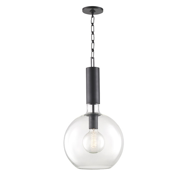 Hudson Valley - 1413-OB - One Light Pendant - Raleigh - Old Bronze