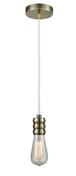 Innovations - 100AB-10W-5AB - One Light Mini Pendant - Gatsby - Antique Brass