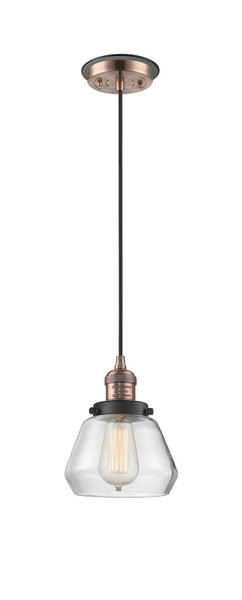 Innovations - 201CBP-ACBK-G172 - One Light Mini Pendant - Franklin Restoration - Antique Copper