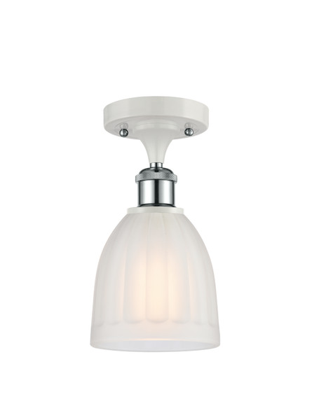 Innovations - 516-1C-WPC-G441-LED - LED Semi-Flush Mount - Ballston - White Polished Chrome