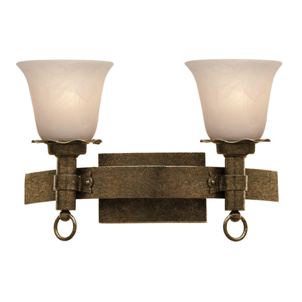 Kalco - 4202AC/1219 - Two Light Bath - Americana - Antique Copper