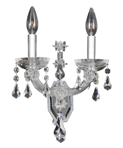 Allegri - 023422-010-FR001 - Two Light Wall Bracket - Brahms - Chrome