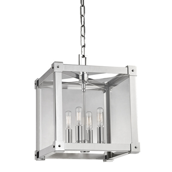 Hudson Valley - 8612-PN - Four Light Lantern - Forsyth - Polished Nickel