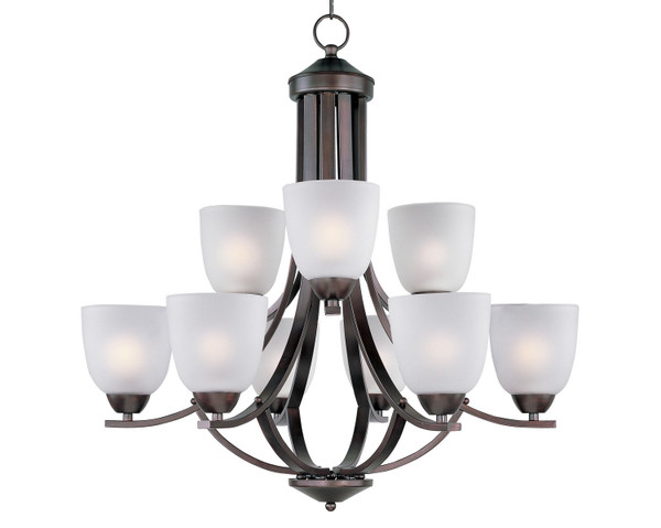 Maxim - 11226FTOI - Nine Light Chandelier - Axis - Oil Rubbed Bronze
