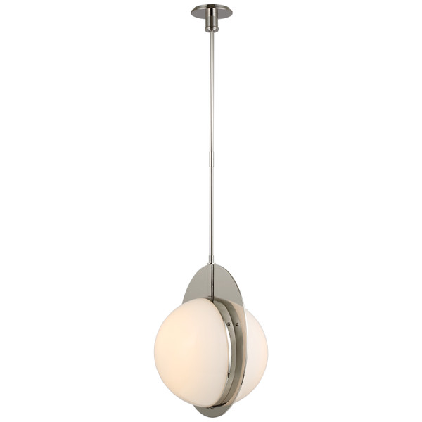 Visual Comfort Signature - TOB 5749PN-WG - LED Pendant - Quando - Polished Nickel