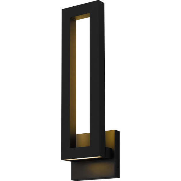 Quoizel - POM8406EK - LED Outdoor Wall Mount - Pompeii - Earth Black