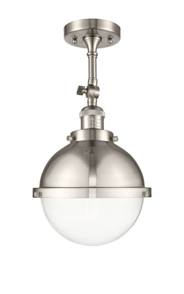 Innovations - 201F-SN-HFS-82-SN-LED - LED Semi-Flush Mount - Franklin Restoration - Brushed Satin Nickel