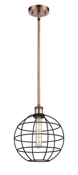 Innovations - 516-1S-AC-CE-10-BK - LED Pendant - Ballston - Antique Copper