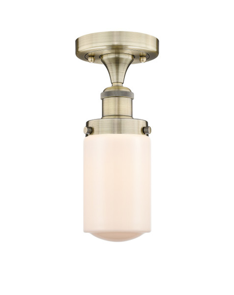 Innovations - 616-1F-AB-G311 - One Light Semi-Flush Mount - Edison - Antique Brass