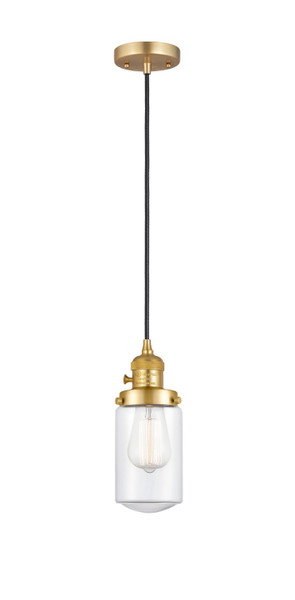 Innovations - 201CSW-SG-G312 - One Light Mini Pendant - Franklin Restoration - Satin Gold