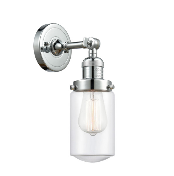 Innovations - 203-PC-G312 - One Light Wall Sconce - Franklin Restoration - Polished Chrome