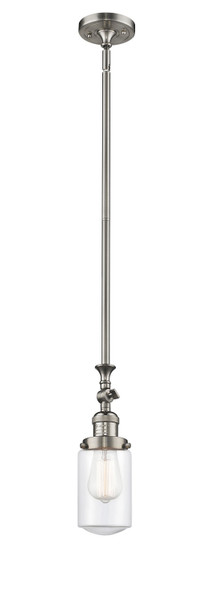 Innovations - 206-SN-G312-LED - LED Mini Pendant - Franklin Restoration - Brushed Satin Nickel