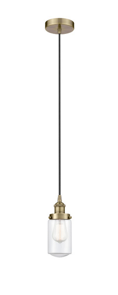 Innovations - 616-1PH-AB-G312 - One Light Mini Pendant - Edison - Antique Brass