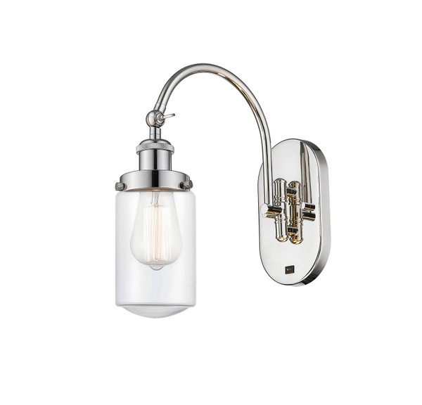 Innovations - 918-1W-PN-G312 - One Light Wall Sconce - Franklin Restoration - Polished Nickel
