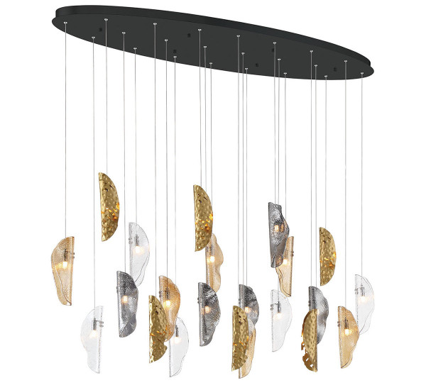 Lib & Co. - 12220-024-02 - LED Chandelier - Sorrento - Black