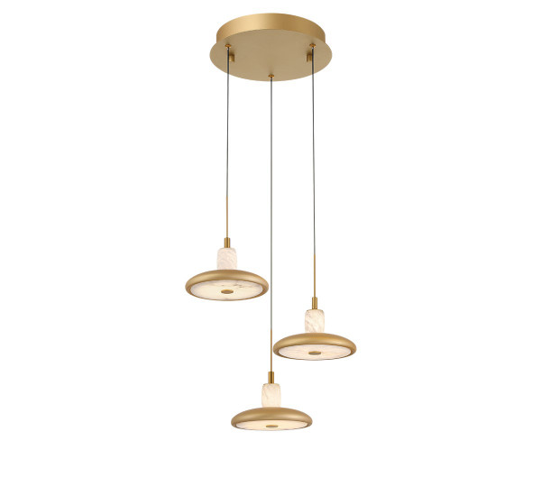 Lib & Co. - 12253-030 - LED Pendant - Mantova - Painted Antique Brass