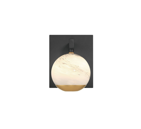 Lib & Co. - 12353-02 - LED Wall Mount - Baveno - Black