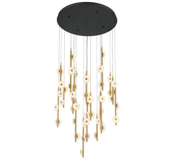 Lib & Co. - 12362-02 - LED Chandelier - Etna - Black