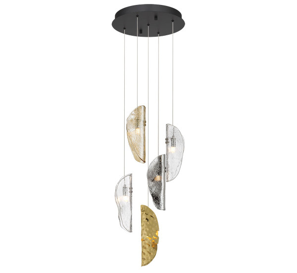 Lib & Co. - 12407-024-02 - LED Chandelier - Sorrento - Black