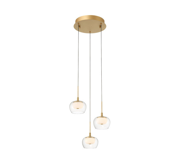 Lib & Co. - 10212-030 - LED Pendant - Manarola - Painted Antique Brass