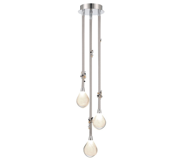 Lib & Co. - 12064-01 - LED Pendant - Bellissima - Silver Sleeve