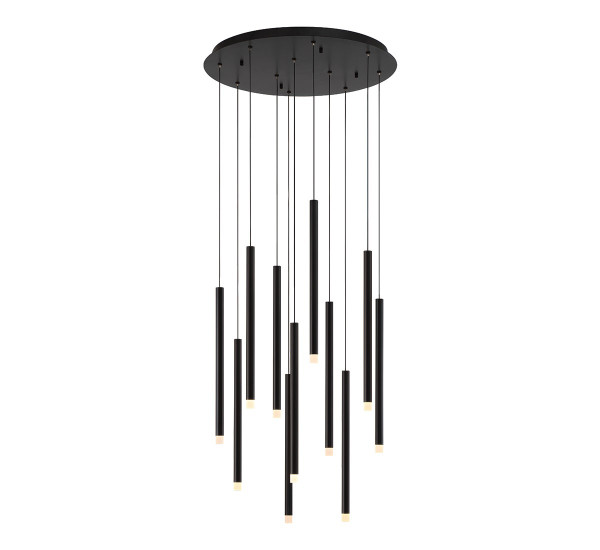 Lib & Co. - 10143-02 - LED Chandelier - Amalfi - Matte Black