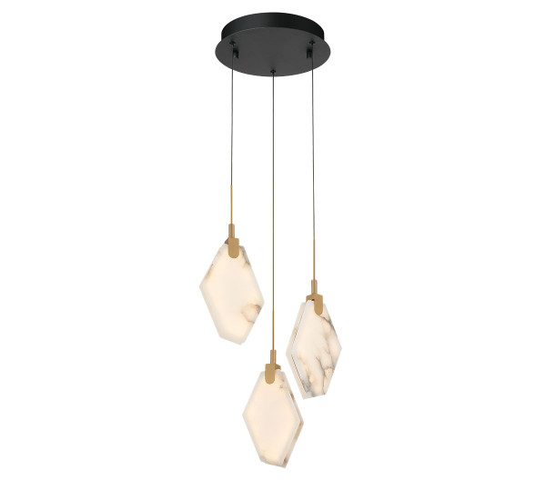Lib & Co. - 12381-02 - LED Pendant - Kosmos - Black