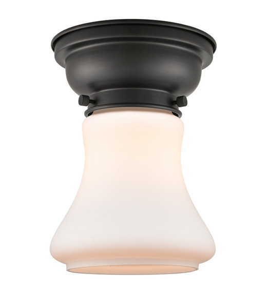 Innovations - 623-1F-BK-G191-LED - LED Flush Mount - Franklin Restoration - Matte Black
