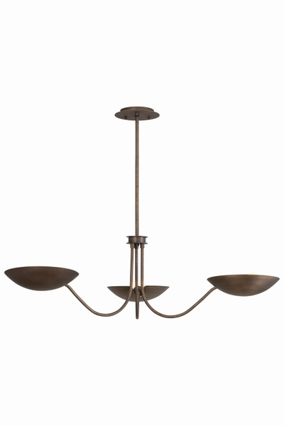 Hudson Valley - 6703-OWB - Three Light Chandelier - Edenville - Old World Brass