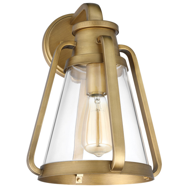 Nuvo Lighting - 60-7566 - One Light Wall Sconce - Everett - Natural Brass