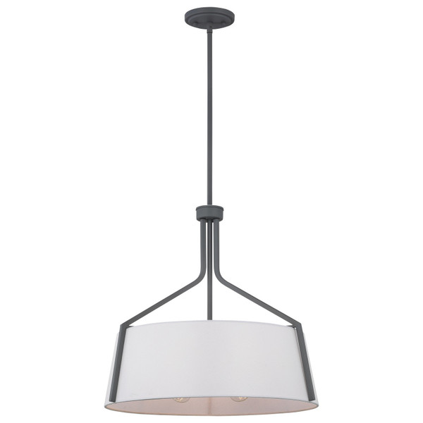 Nuvo Lighting - 60-7668 - Four Light Pendant - Livingston - Putty Gray