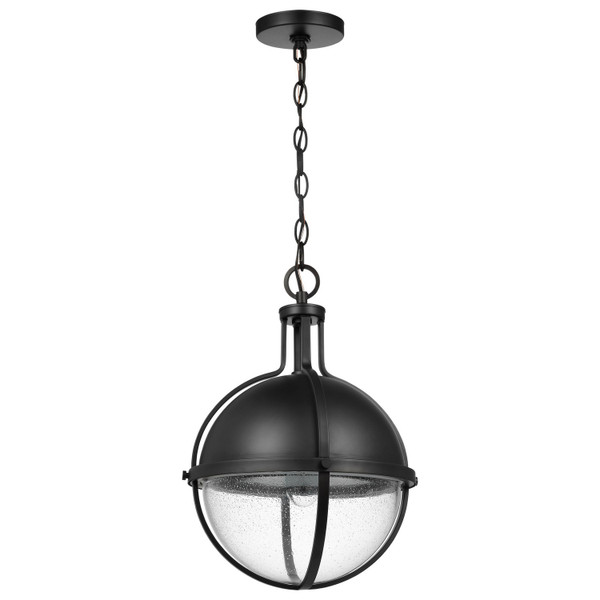 Nuvo Lighting - 60-7675 - One Light Pendant - Lincoln - Matte Black