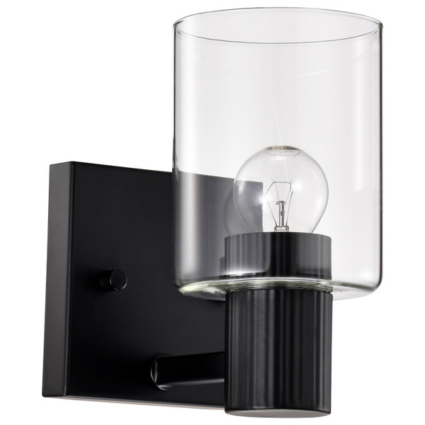 Nuvo Lighting - 60-8061 - One Light Vanity - Clarksville - Matte Black