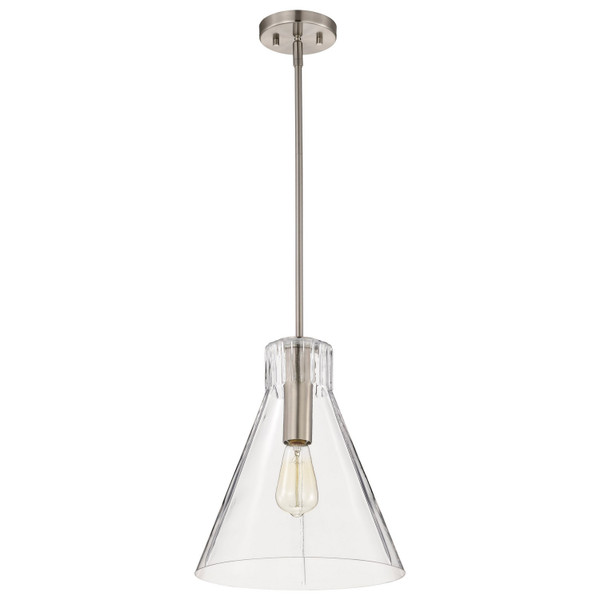 Nuvo Lighting - 60-8338 - One Light Pendant - Gianna - Brushed Nickel