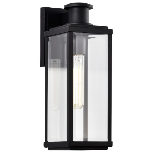Nuvo Lighting - 60-8511 - One Light Outdoor Wall Lantern - Luca - Sand Black