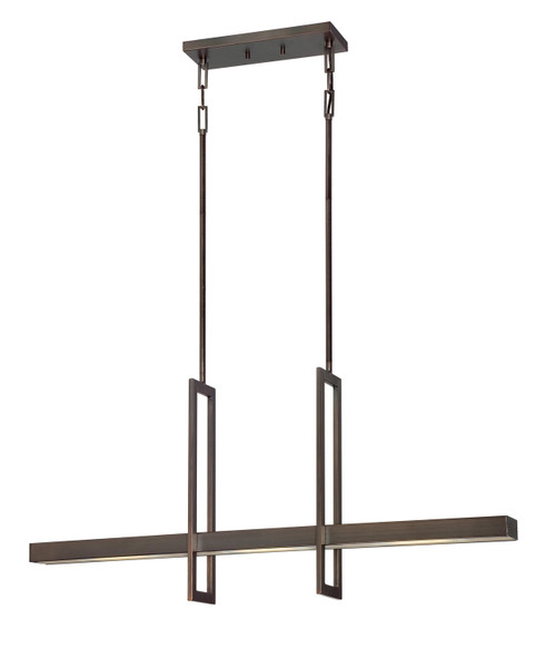 Nuvo Lighting - 62-116 - LED Island Pendant - Frame - Hazel Bronze